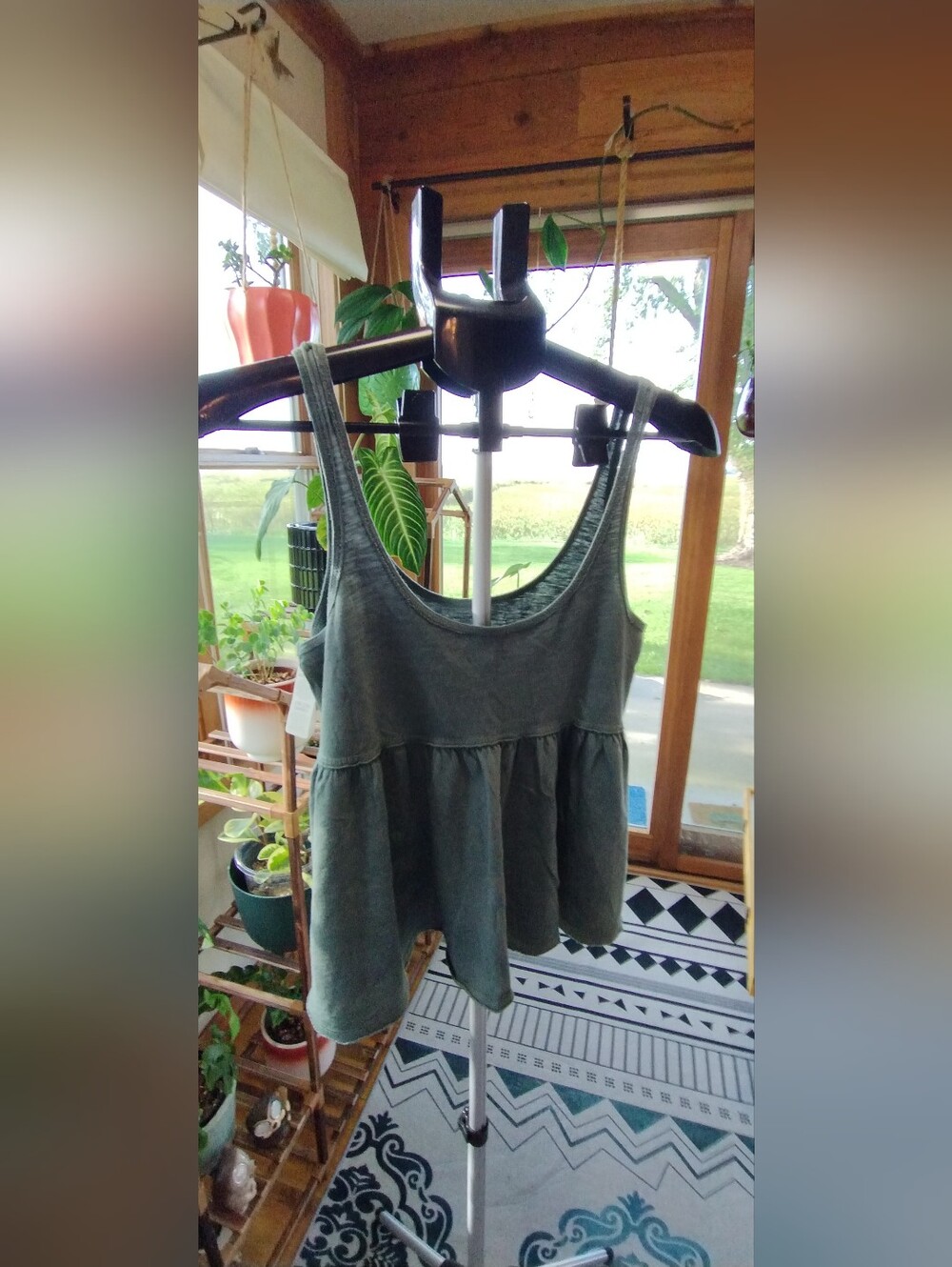 New With Tags! Aerie Xxs Olive Green Top